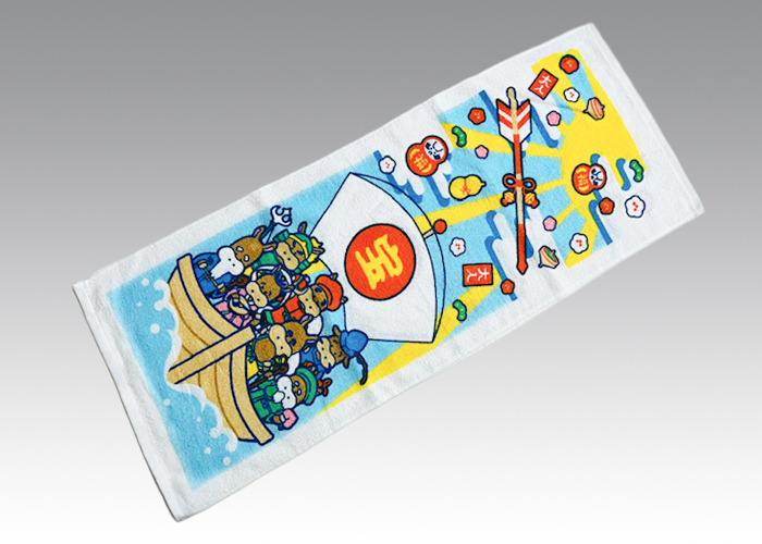 2026 御年賀タオル 午 干支【七福神】